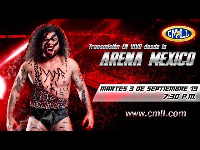LUCHA LIBRE MARTES DE NUEVOS VALORES EN LA ARENA MEXICO 3 DE SEPTIEMBRE DE  2019 FUNCION COMPLETA