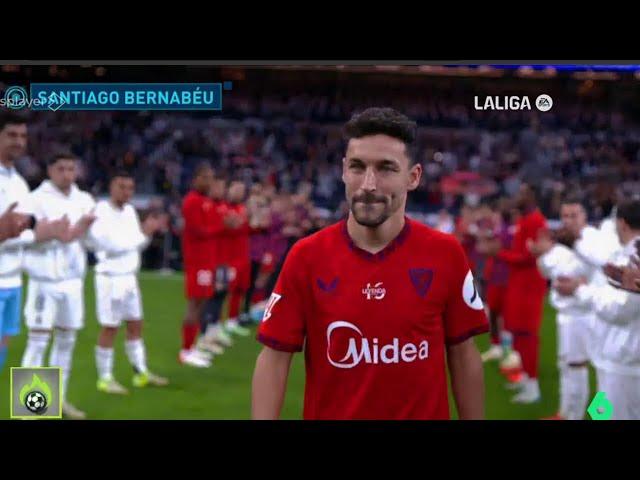 INOLVIDABLE DESPEDIDA de JESÚS NAVAS en el BERNABÉU