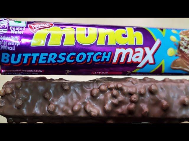 Nestlé Munch Max Butterscotch Wafer Chocolate Bar | Ingredients, Taste, Price, Ad | Nestlé India