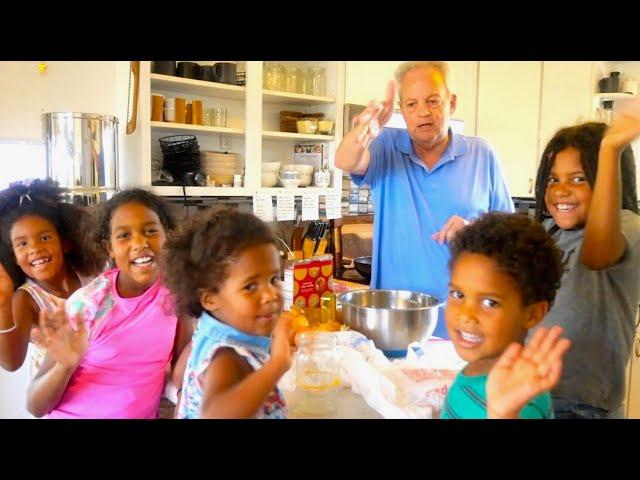 Papa's Little Helpers make Sweet Onion Casserole