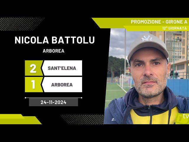 Nicola Battolu allenatore Arborea 24-11-2024 - Diario Sportivo