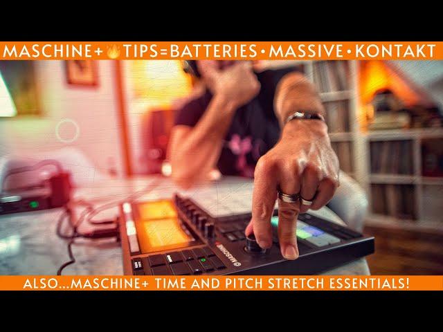 Maschine+ Tips: Time Stretch, External Power, Kontakt, Blezz Synth Patches, and more!