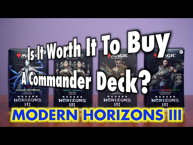 Is it Worth It To Buy A Modern Horizons 3 Commander Deck? | A Magic: The Gathering Product Review