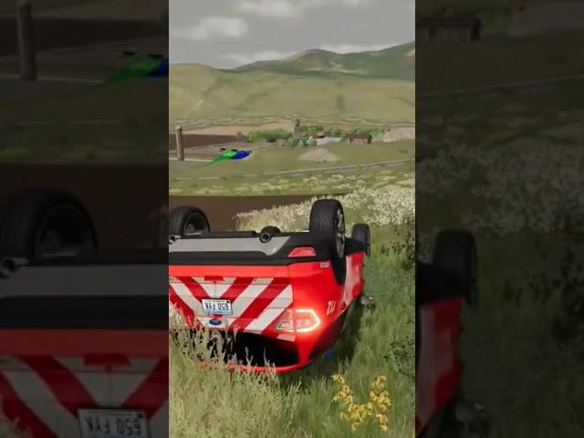 Transport of colors : Police Car Stunts Game Shorts - Farming Simulator 22 Trending Shorts #fs22