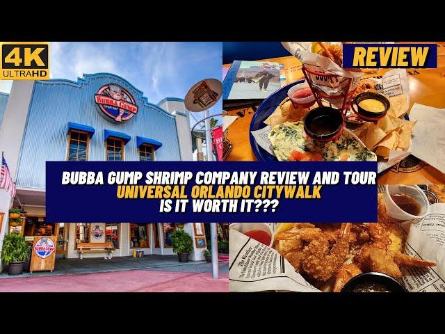 [4k] Bubba Gump Shrimp Company Review and Tour | Universal Orlando Citywalk