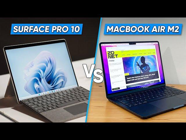 Surface Pro 10 Vs MacBook Air M2 | A Better Alternative?