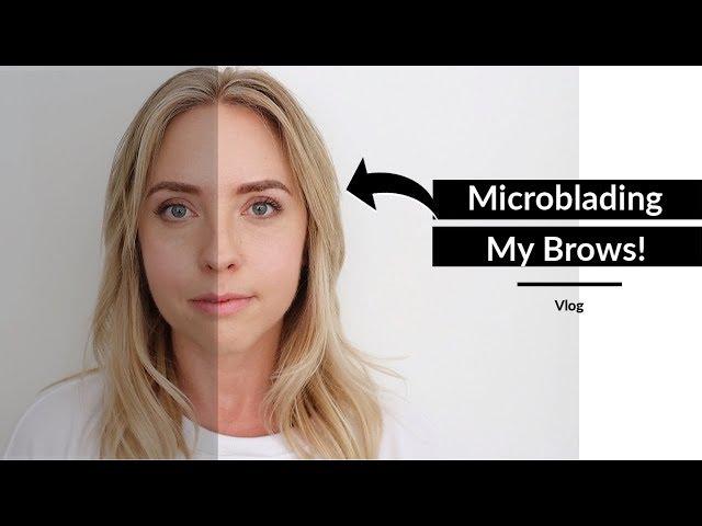 I Got My Eyebrows Microbladed! | Ashley Nichole Vlogs