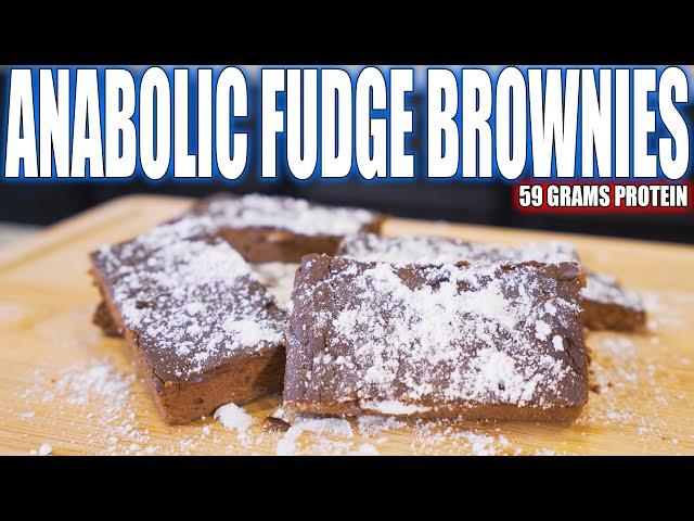 ANABOLIC FUDGE BROWNIES | Easy High Protein Bodybuilding Dessert Recipe