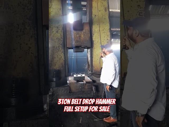 3ton belt drop forging hammer [ fullsetup for sale] m.8284089101 #dropforging #forgings #machine