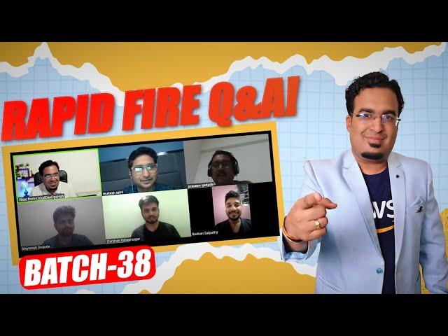 Quick Q&A with Batch 38 – Must Watch!  #aws #devops