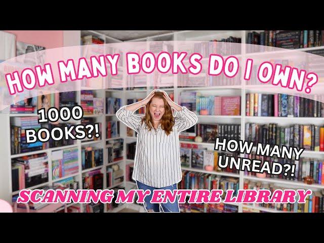 HOW MANY BOOKS I DO REALLY OWN!? | Cataloguing and Scanning My Entire Library!