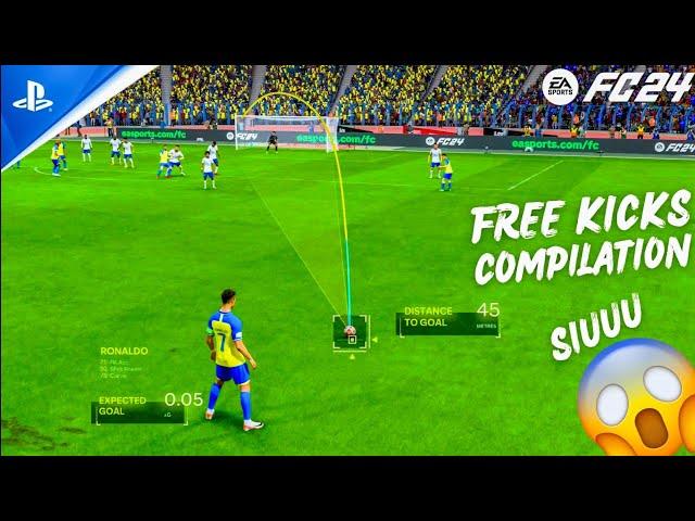 EA SPORTS FC 24 | Free Kicks Compilation #1 | PS5™ [4K60]