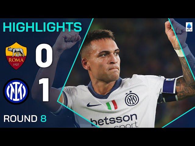 ROMA-INTER 0-1 | HIGHLIGHTS | Martinez wins it for Inter | Serie A 2024/25