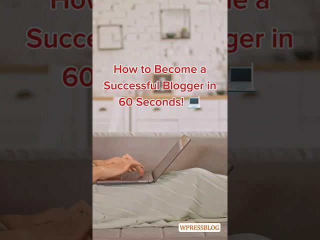 How to Become a Successful Blogger ‍ #shorts #blogging #howto #makemoneyonline #tips #hindi #seo