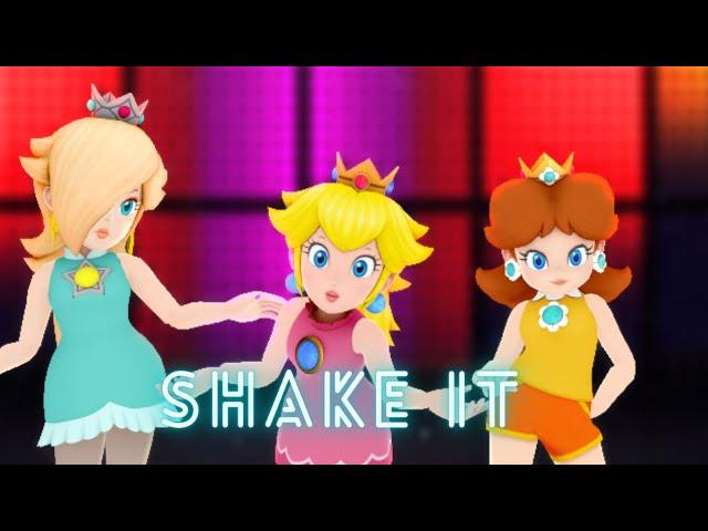 【MMD】Princess Peach, Daisy and Rosalina - Shake it 