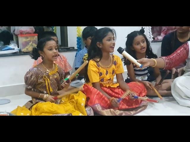 #kids #villupattu #devotional  Durga story in villu pattu form from the kids 
