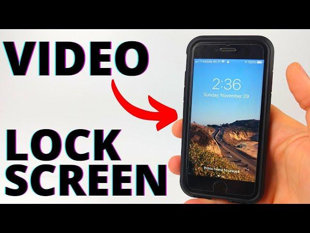 How to Set Video as Lock Screen Wallpaper on iPhone - iOS 14