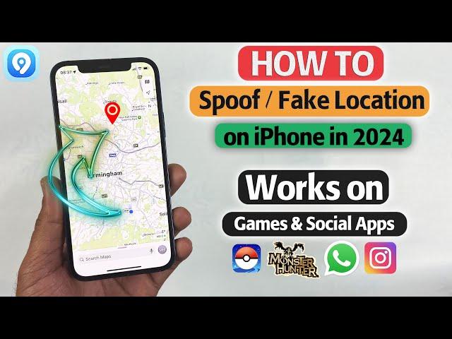 How to Spoof/Fake Location on iPhone 2024  Work For Games & Social Apps (FonesGo)