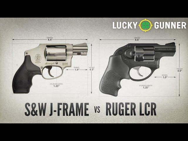 Smith & Wesson J-frame Vs Ruger LCR