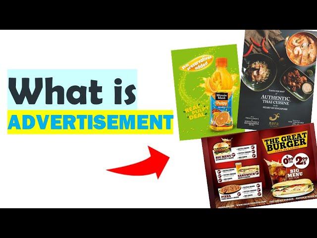 What is an Advertisement | Importance of Advertisement