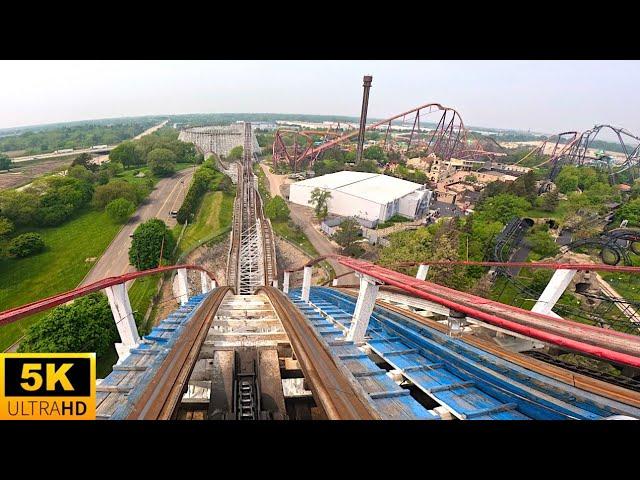 American Eagle POV 5K GIANT WOODEN COASTER Six Flags Great America Gurnee, IL