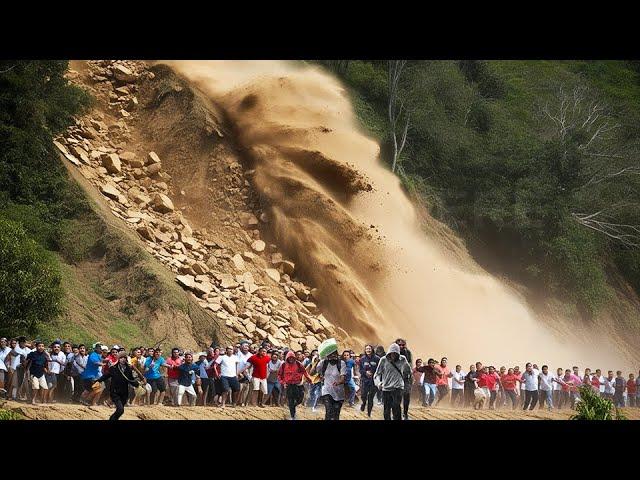 Massive Landslides And Floods Bury Hundreds Of Homes! Country searches for missing in Nepal