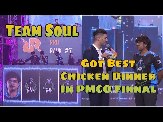 Team SOUL Got Best Chicken Dinner Of PMCO Global Finals | Fall Split | PUBG MOBILE CLUB OPEN 2019