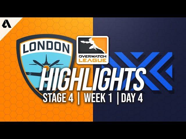 London Spitfire vs New York Excelsior | Overwatch League Highlights OWL Stage 4 Week 1 Day 4