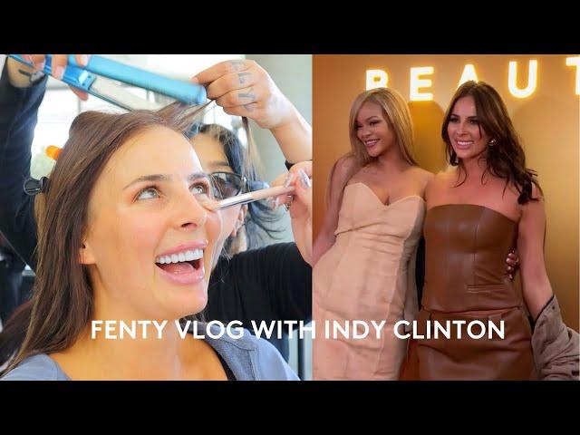 Indy Clinton Meet Rihanna!! ️‍ Fenty Beauty's Soft'Lit Foundation Launch Party Vlog