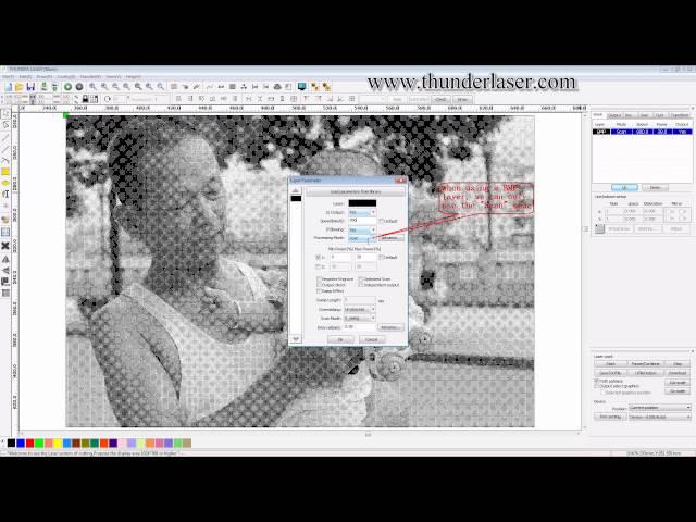 laser cutter software rdworks v8 tutorial 11 How to Set Engraving Parameters