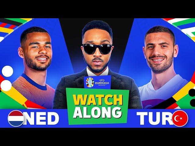 MAH LIVE: NETHERLANDS VS TURKEY UEFA EURO 24 QUARTER FINAL WATCH ALONG!