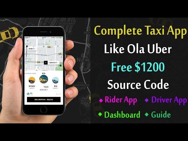 Taxi App Like Ola Uber Tutorial | Source Code