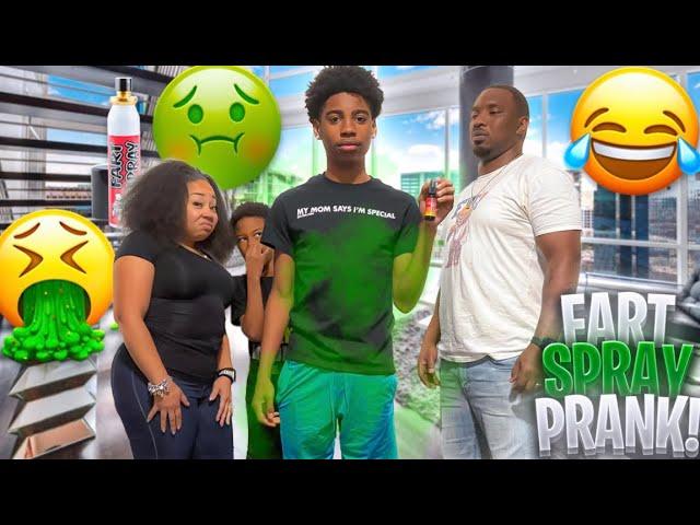 Fart Spray Prank On Family  *Must Watch*