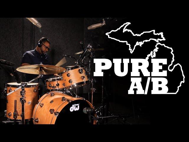 DW PURE A/B - Maple, Birch, Cherry, Oak (DRUMS ONLY PLAYLIST in description)