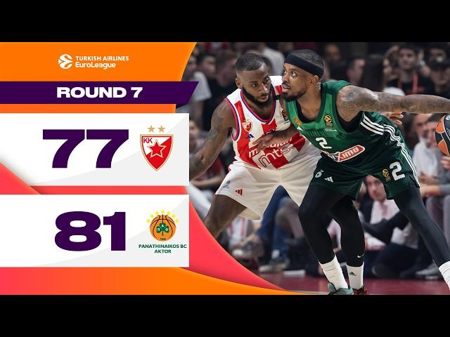 Teodosić MAGIC not enough | Zvezda - Panathinaikos | BASKETBALL HIGHLIGHTS R7 2024-25