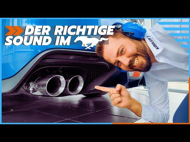 How-to: Ford Mustang GT Soundcheck Klappenauspuff einstellen