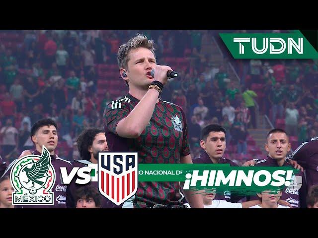 ¡RETUMBAN LOS HIMNOS! El Akron es una fiesta | México vs USA | Amistoso Internacional | TUDN