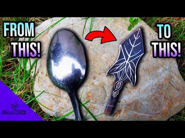 How To Make Arrowheads From Spoons!