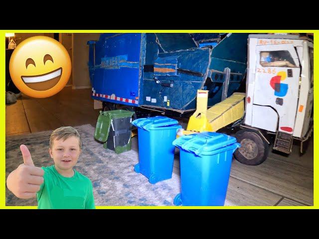 I Built A Toy Garbage Truck!