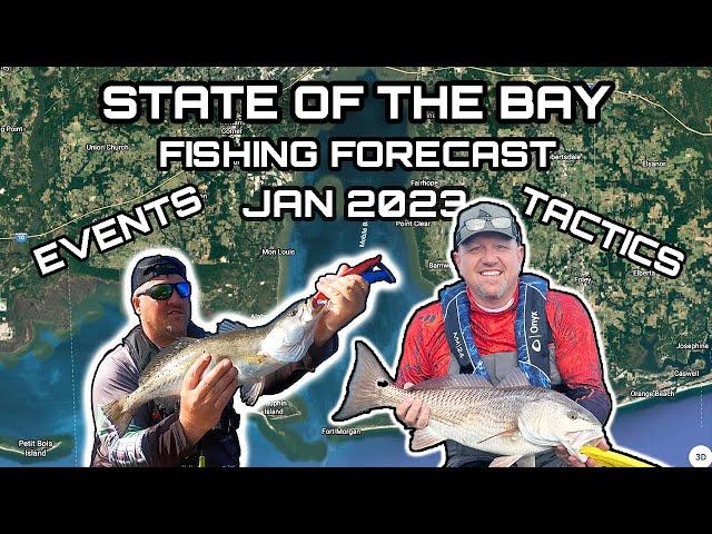 Mobile Bay Fishing Forecast JAN 2023