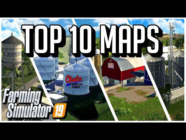 TOP 10 NORTH AMERICAN MAPS FOR PC | FARMING SIMULATOR 19