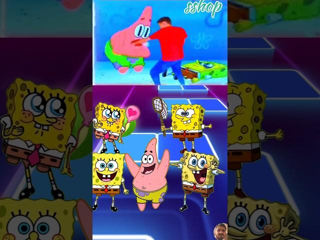 Spongebob Squrepants  Patrick Bro Hacker  Cho Cho Charles ⏩ Tiles Hop #coffindance #shorts