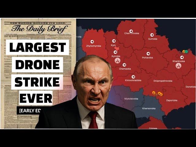 Putin's 355 Drone Revenge for Assassination Attempt