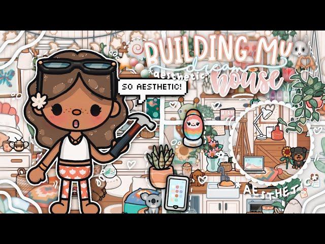 ˙ . ꒷ Building my *DREAM* house 🫶 || *voiced* || Toca Boca Life World Roleplay ⊹ ࣪ ˖