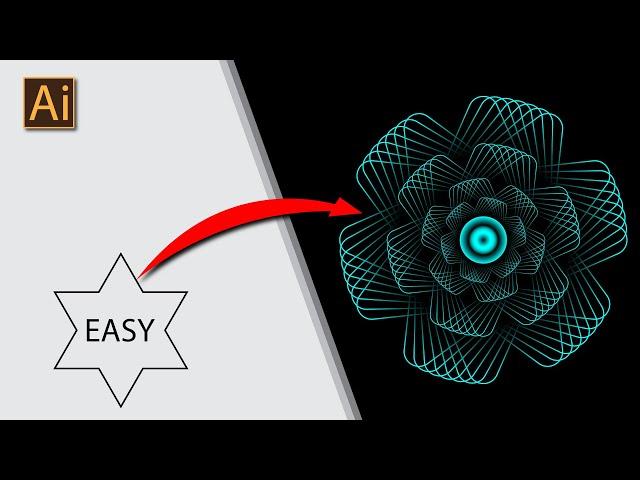 Flower design Tricks inAdobe illustrator -Logo Design tutorial