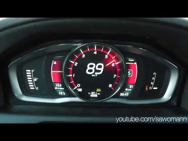 2014 Volvo XC60 T6 AWD 304 HP 0-100 km/h & 0-100 mph Acceleration GPS