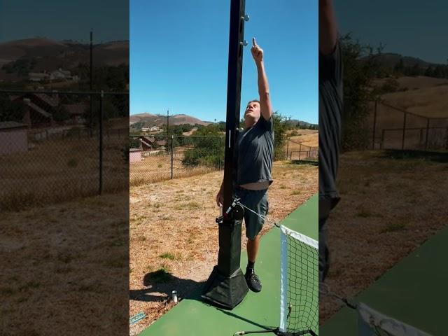 Guide for Raising and Lowering a Multi-Game Net System