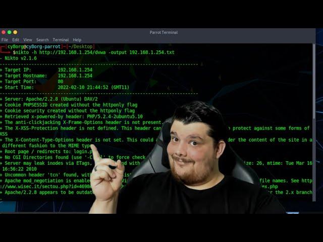 Vulnerability Scanning with Nikto