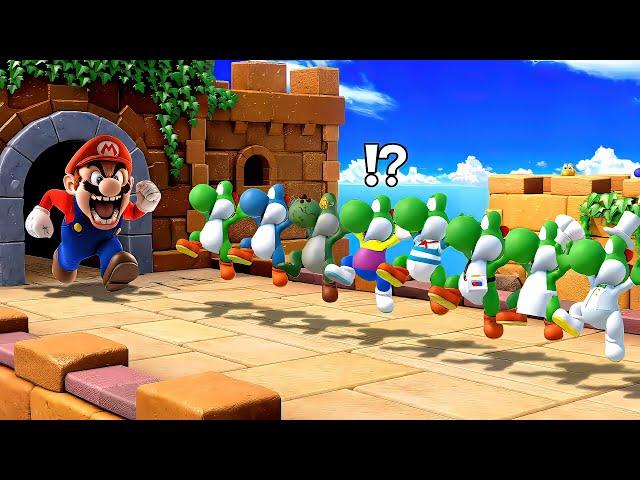 Super Mario Party - Yoshi All Customes | JinnaGaming