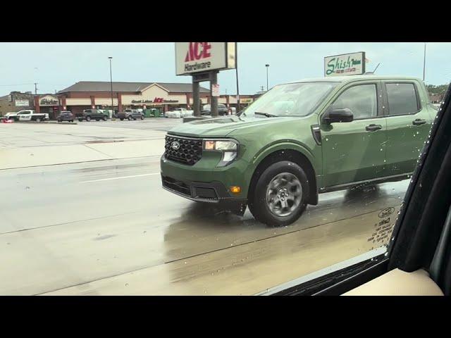 ALL NEW 2025 REFRESH FORD MAVERICK IN ERUPTION GREEN SPOTTED TESTING  ￼